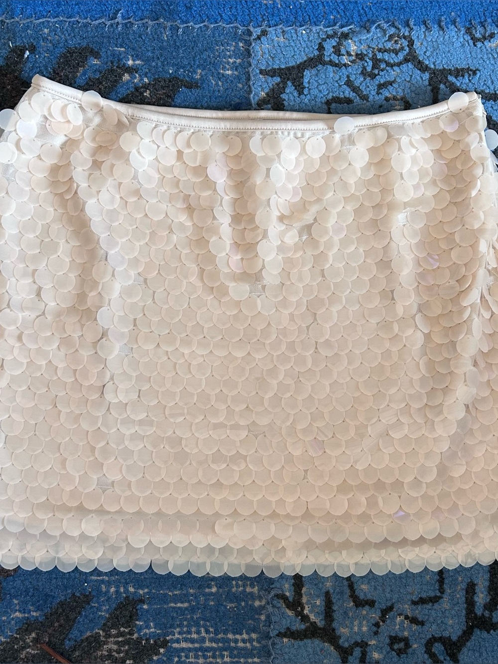 Sequin mini skirt